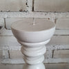 Carved Pillar Wooden Candle Holder03 (Small Set 3)