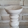 Carved Pillar Wooden Candle Holder03 (Small Set 3)