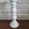 Carved Pillar Wooden Candle Holder03 (Small Set 3)