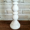 Carved Pillar Wooden Candle Holder03 (Small Set 3)