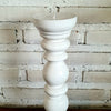 Carved Pillar Wooden Candle Holder03 (Small Set 3)