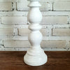 Carved Pillar Wooden Candle Holder03 (Small Set 3)