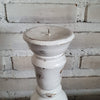 Carved Pillar Wooden Candle Holder04 (Small Set 3)