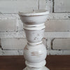 Carved Pillar Wooden Candle Holder04 (Small Set 3)