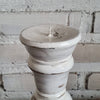 Carved Pillar Wooden Candle Holder04 (Small Set 3)