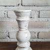 Carved Pillar Wooden Candle Holder04 (Small Set 3)