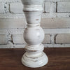 Carved Pillar Wooden Candle Holder04 (Small Set 3)