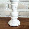 Carved Pillar Wooden Candle Holder04 (Small Set 3)