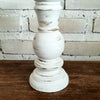 Carved Pillar Wooden Candle Holder04 (Small Set 3)