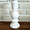 Carved Pillar Wooden Candle Holder04 (Small Set 3)