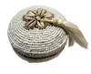 Mini Round Bead & Bamboo Boxes Shell With Tassel