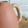 Small Pottery Clay Jug With Handle