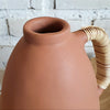 Small Pottery Clay Jug With Handle