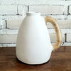 Small Pottery Clay Jug With Handle