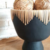 Handcrafted Decorative Bowls With Woven Accents