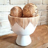 Handcrafted Decorative Bowls With Woven Accents