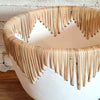 Handcrafted Decorative Bowls With Woven Accents