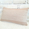 Black & White Striped Motif Cushion With Tassel