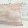 Black & White Striped Motif Cushion With Tassel