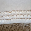 Shell Lined Cotton Linen Cushion - Canggu & Co