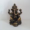 Plain & Antique Ganesha Resin Statue Decor - Canggu & Co