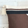 Brown & Black Motif Cotton Cushion