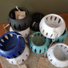 Small Round Tea Light Pottery Candle Holders - Canggu & Co