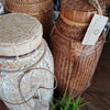 Tall Rattan Storage Baskets With Lids - Canggu & Co