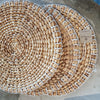 Natural Woven Banana Leaf Round Dining Placemats - Canggu & Co