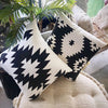 Black And White Aztec Pattern Cushions - Canggu & Co