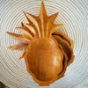 Tropical Style Pineapple Shaped Teak Serving Bowls - Canggu & Co