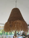 Natural Grass Cone Shaped Ceiling Lamp Shade - Canggu & Co