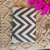 Gold & White Woven Beaded Clutch With Strap - Canggu & Co
