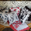 Embroided Design Cotton Linen Cushions - Canggu & Co
