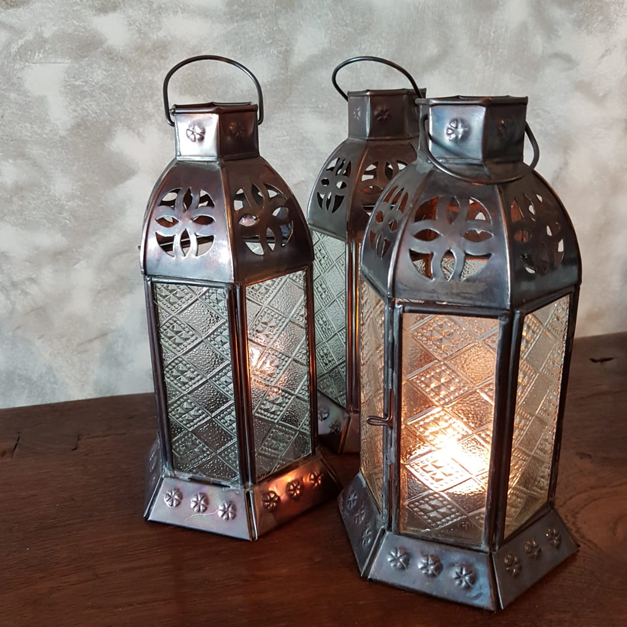 Small Lantern Style Antique Brass Candle Holders – Canggu & Co