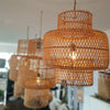 Woven Bamboo Round Shaped Ceiling Lamp Shades - Canggu & Co