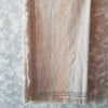 Natural Colored Linen With Black Stitching And Fringe - Canggu & Co