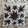 Embroided Design Cotton Linen Cushions - Canggu & Co