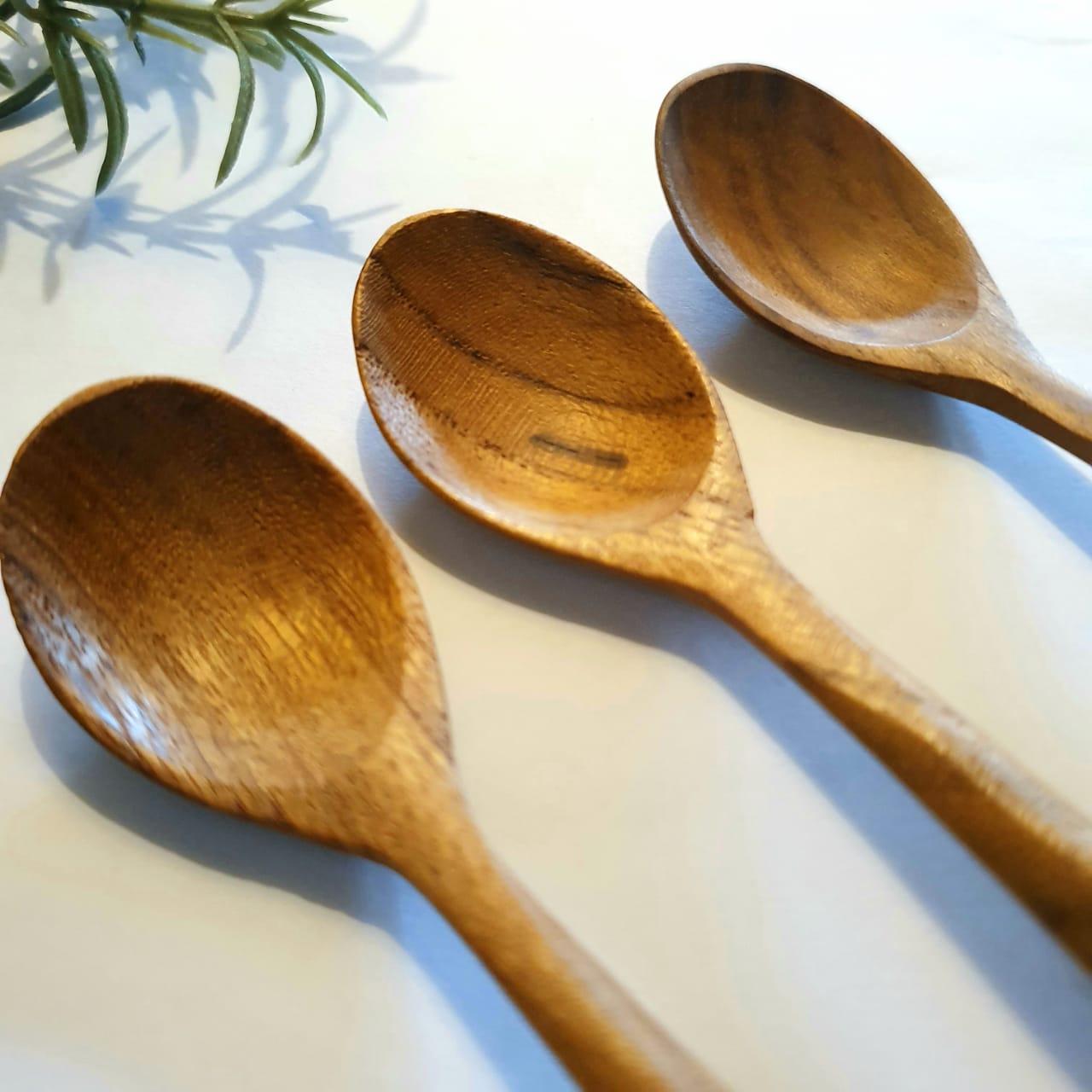 Circular Tea Spoon Wooden Curved Handle Tea Spoons – Canggu & Co