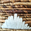 Natural Banana Leaf & Macrame Pattern Basket Set