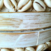 Round Bamboo & White Cowrie Shell Box Set