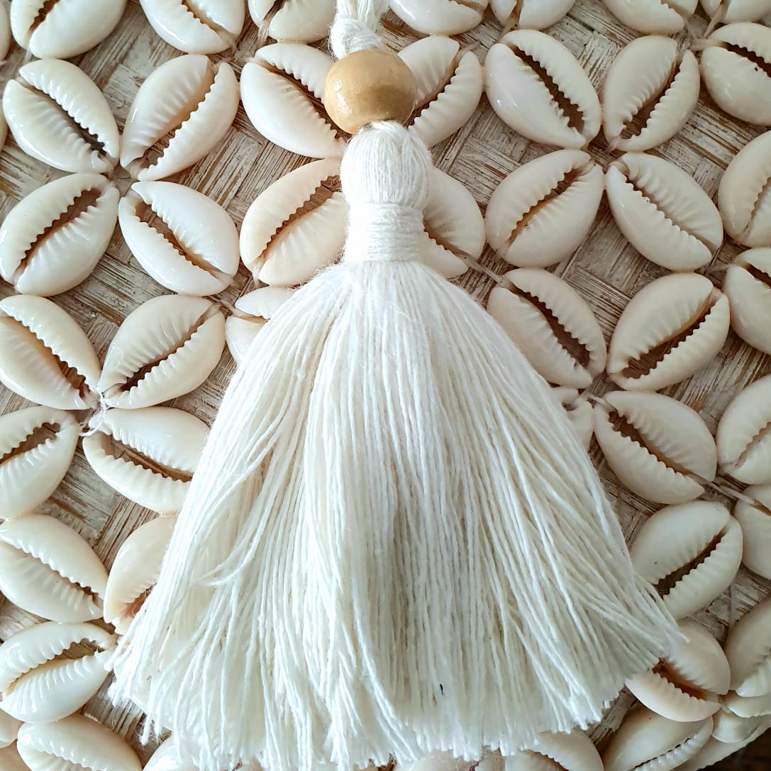 Round Bamboo & White Cowrie Shell Box Set – Canggu & Co