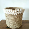 Small Water Hyacinth & Sea Shell Basket Set