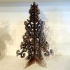 Tall Antique Carved Wooden Tree Stand