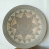 Woven Rattan Wall Plate Set With Flower Motif