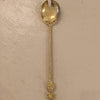 Extra Large Gold Brass Pineapple Spoons