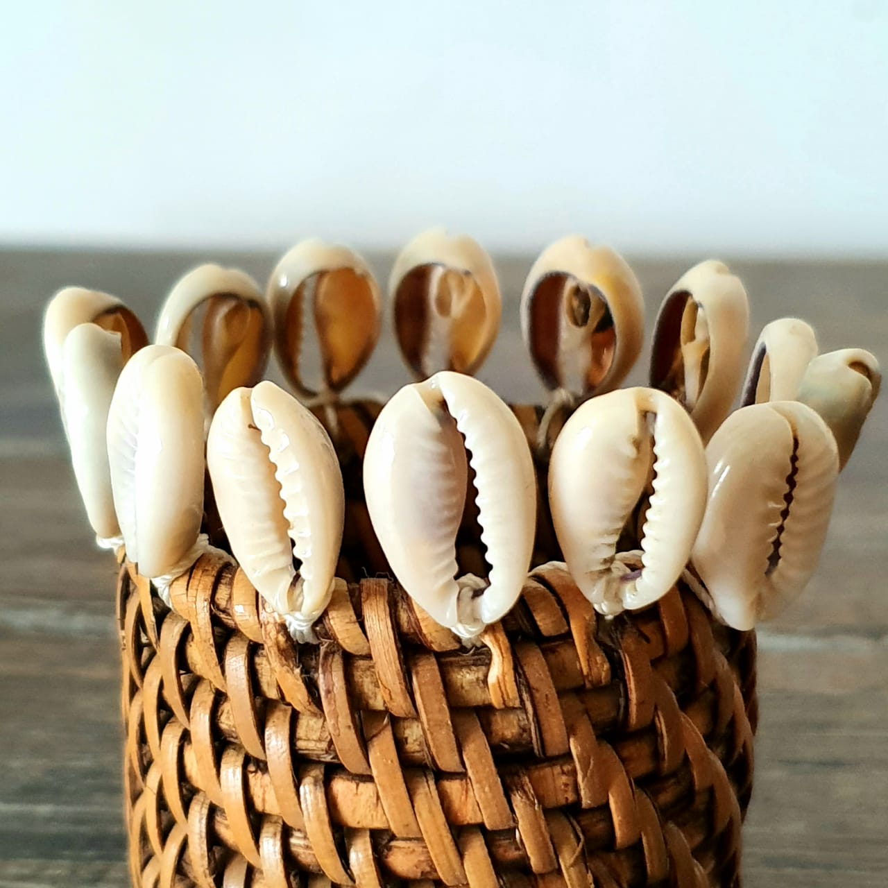 Rattan Napkin Rings With Cowrie Shells – Canggu & Co
