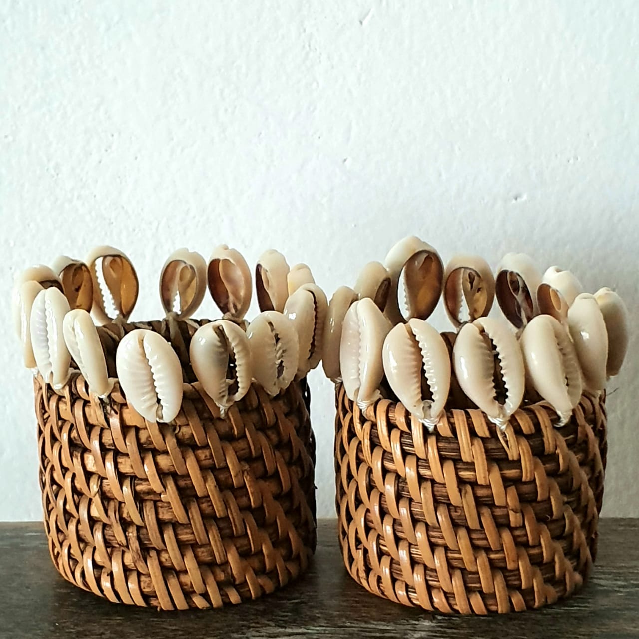 Rattan Napkin Rings With Cowrie Shells – Canggu & Co