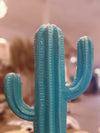 Large Multi-Color Resin Cactus Decor