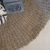 Large Round Knitted Natural Straw Grass Floor Mats
